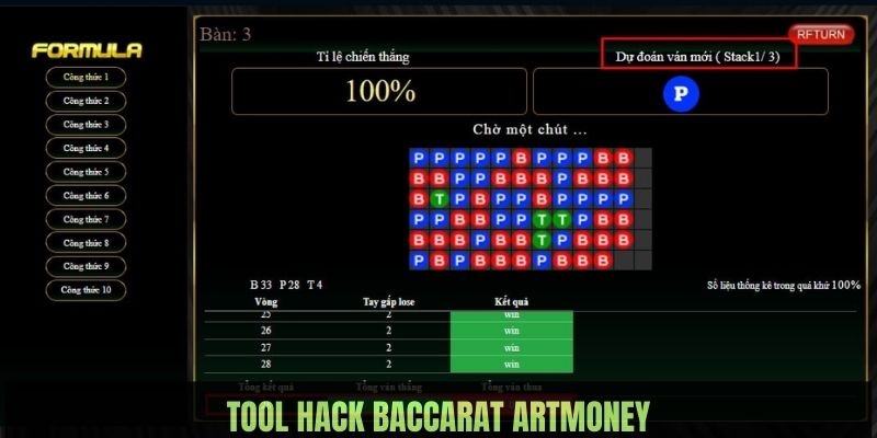 ArtMoney là phần mềm dự đoán baccarat vô cùng tinh vi, hiện đại